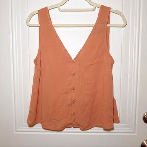 Floaty Button-Down ASOS Sleeveless Top Sz‎ 0